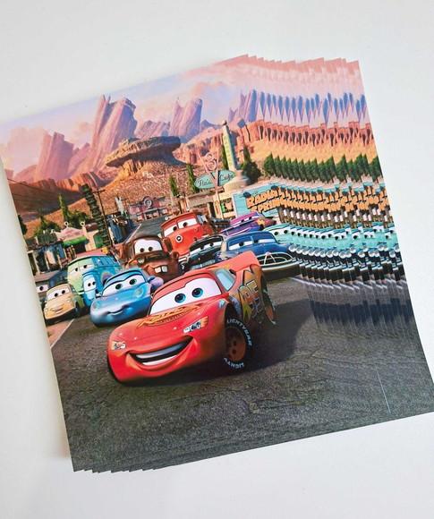 Adesivo para Lousa Mágica Tablet 8,5 Personalizado Mcqueen