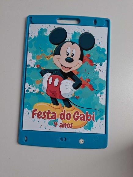 Adesivo para Lousa Mágica Tablet 8,5 Personalizado Mickey