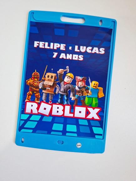 Adesivo para Lousa Mágica Tablet 8,5 Personalizado Roblox
