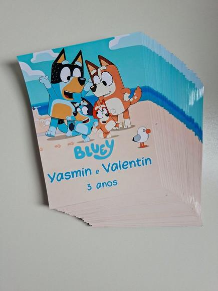 Adesivo Personalizado Lousa Mágica 14x18 Bluey