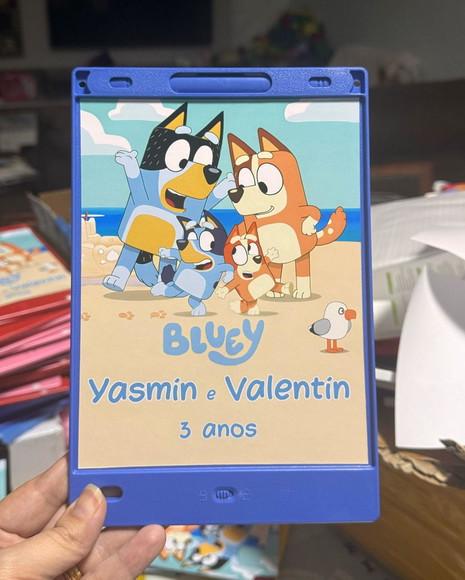 Adesivo Personalizado Lousa Mágica 14x18 Bluey