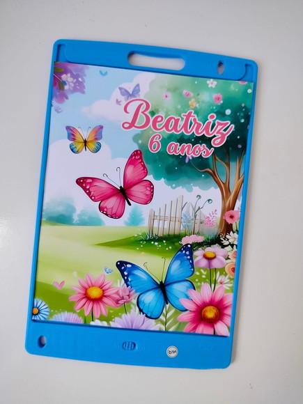 Adesivo Personalizado Lousa Mágica 14x18 Borboleta