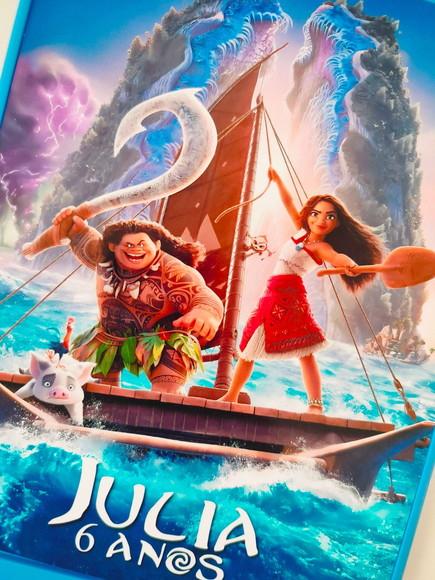Adesivo Personalizado Lousa Mágica 14x18 Moana