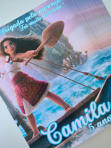 Adesivo Personalizado Lousa Mágica 14x18 Moana