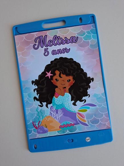 Adesivo Personalizado Lousa Mágica 14x18 Sereia