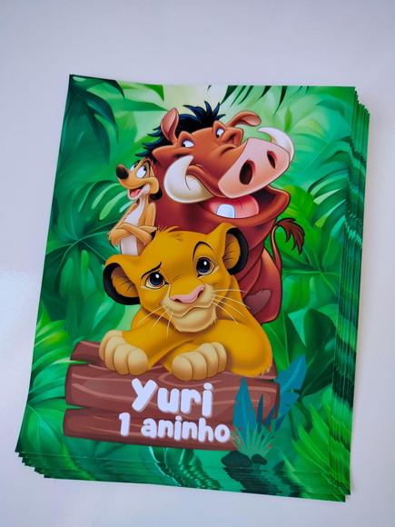 Adesivo Personalizado Lousa Mágica 14x18 Rei Leão