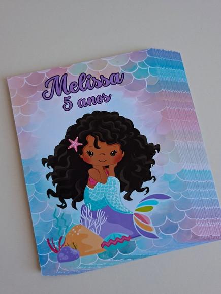Adesivo Personalizado Lousa Mágica 14x18 Sereia
