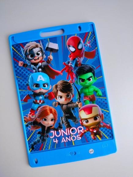 Adesivo Personalizado Lousa Mágica 14x18 Vingadores