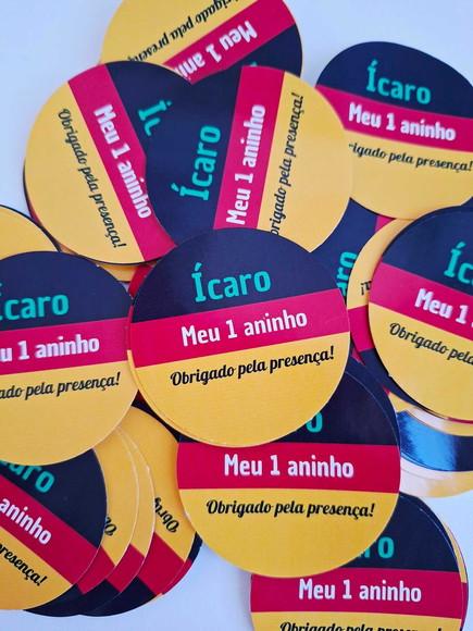 Adesivo Redondo 5x5 Personalizado