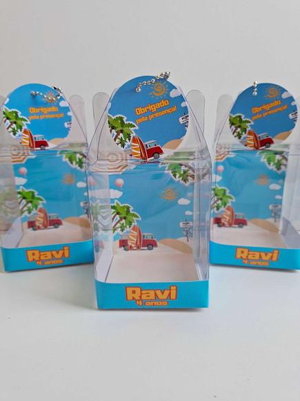 Caixinha Acetato para Relógio Lembrancinha Beach