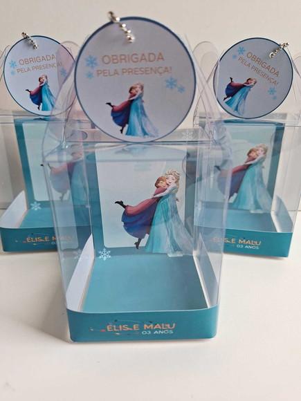 Caixinha Acetato para Relógio Lembrancinha Frozen
