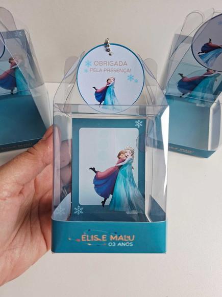 Caixinha Acetato para Relógio Lembrancinha Frozen