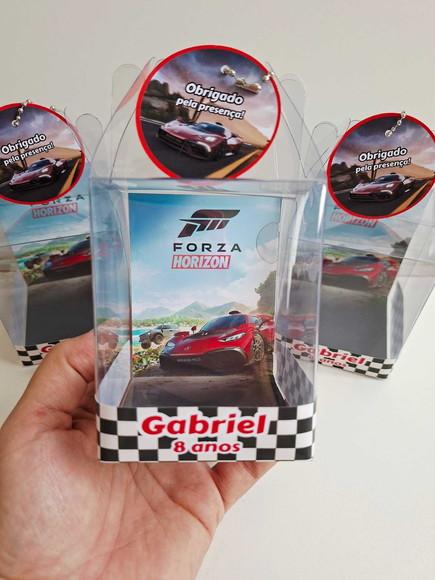 Caixinha Maleta Acetato Lembrancinha Forza Horizon
