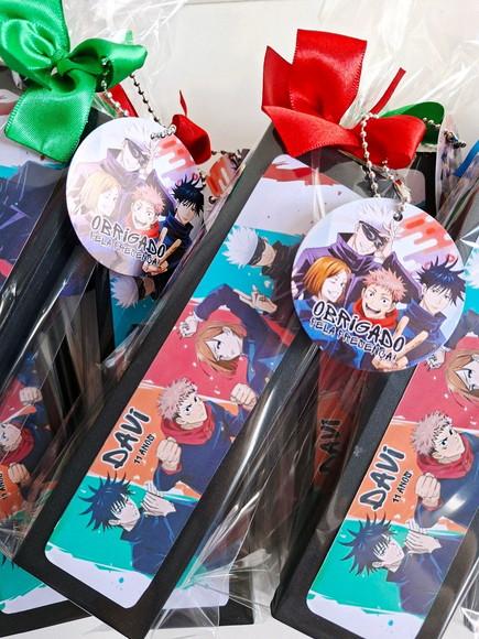 Dominó Personalizado Lembrancinha Jujutsu Kaisen