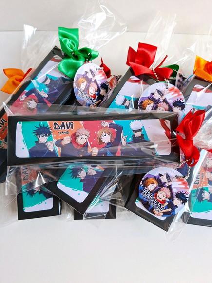Dominó Personalizado Lembrancinha Jujutsu Kaisen