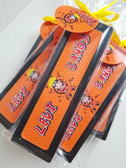 Dominó Personalizado Lembrancinha Naruto