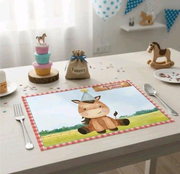 Jogo Americano Laminado Personalizado Tamanho A4