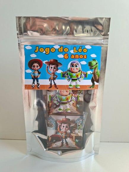 Jogo da Memória Madeira Lembrancinha no Saquinho Toy Story
