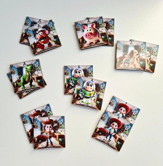 Jogo da Memória Madeira Lembrancinha no Saquinho Toy Story