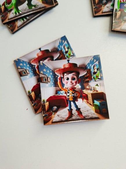 Jogo da Memória Madeira Lembrancinha no Saquinho Toy Story