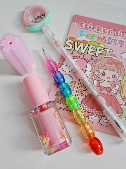 Kit Papelaria 5 Itens Fofos