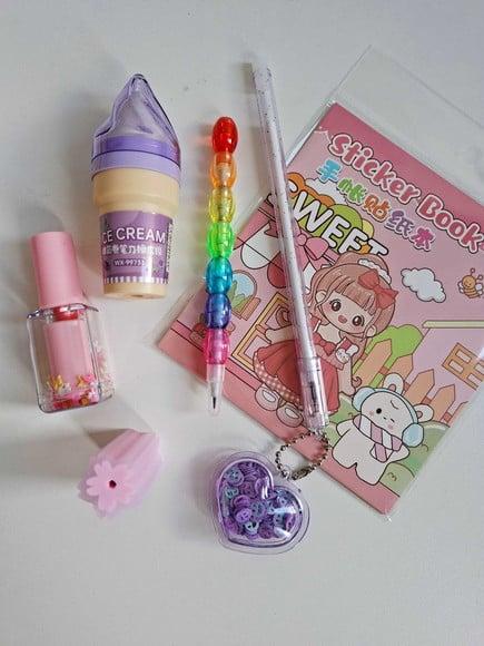 Kit Papelaria 6 Itens Fofos