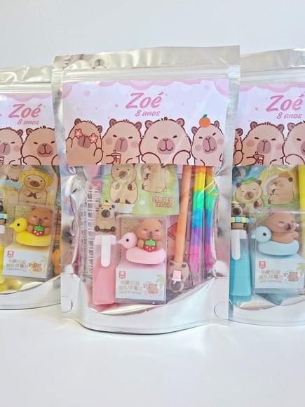 Kit Papelaria Capivara - Pedido Adicional