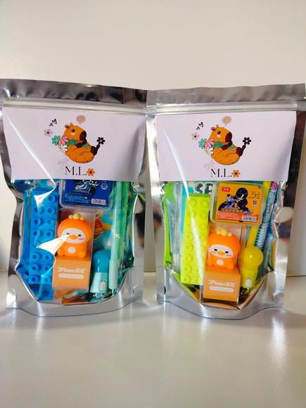 Kit Papelaria Fofa Saquinho com 6 Itens Capivara