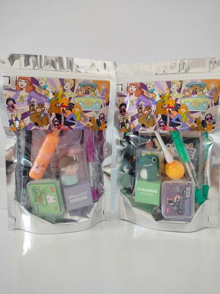 Kit Papelaria Fofa Saquinho com 6 Itens Scooby Doo