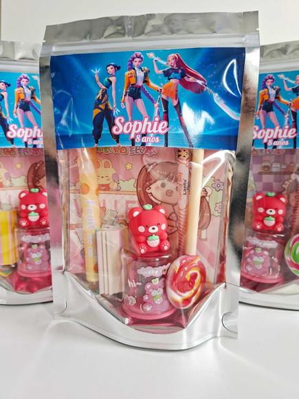 Kit Papelaria Fofa Saquinho Personalizado Guerreiras Kpop