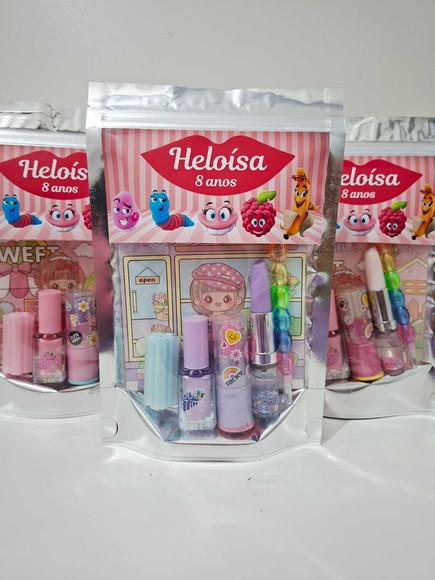 Kit Papelaria Saquinho Zip Personalizado Carmed