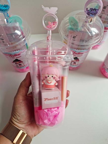 Milk Paper Kit de Papelaria no Copo Shake Personalizado