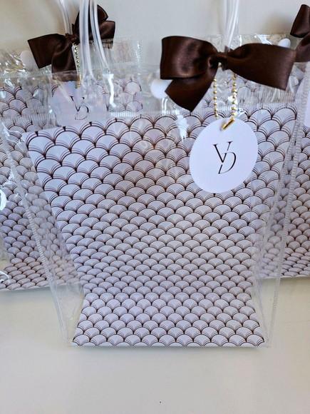 Sacola Bolsa Cristal Personalizada 20x28 Casamento