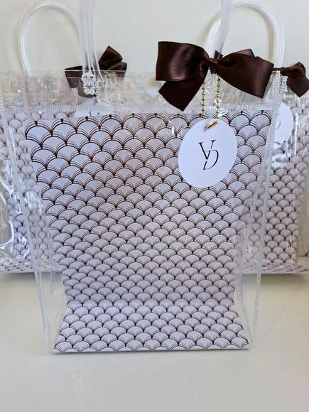 Sacola Bolsa Cristal Personalizada 20x28 Casamento