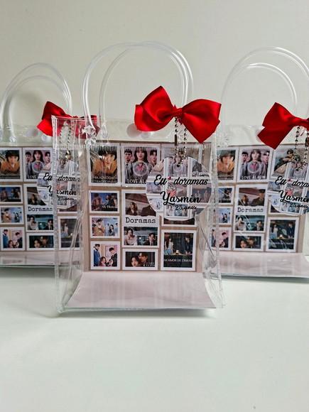 Sacolinha Cristal Personalizada 15x13 Dorama
