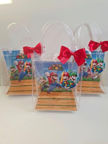 Sacolinha Cristal com Tag 15x20