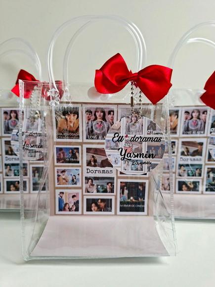 Sacolinha Cristal Personalizada 15x13 Dorama