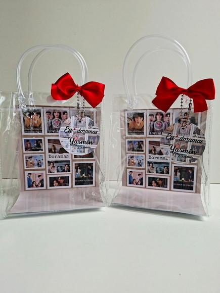 Sacolinha Cristal Personalizada 15x13 Dorama