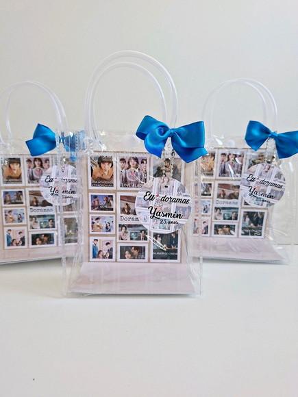 Sacolinha Cristal Personalizada 15x13 Dorama