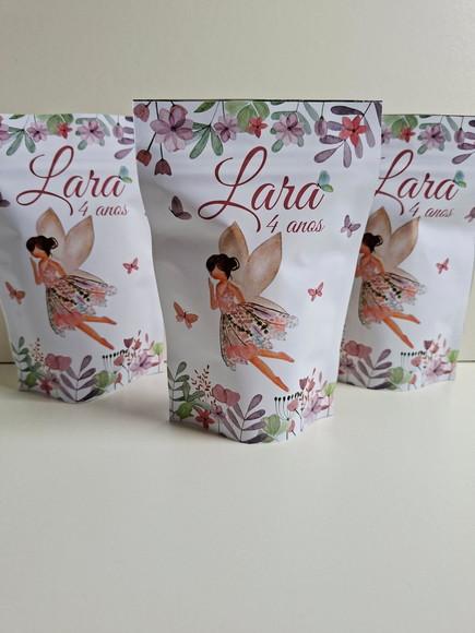Saquinho Zip com Bala Fini 10x15 Fada