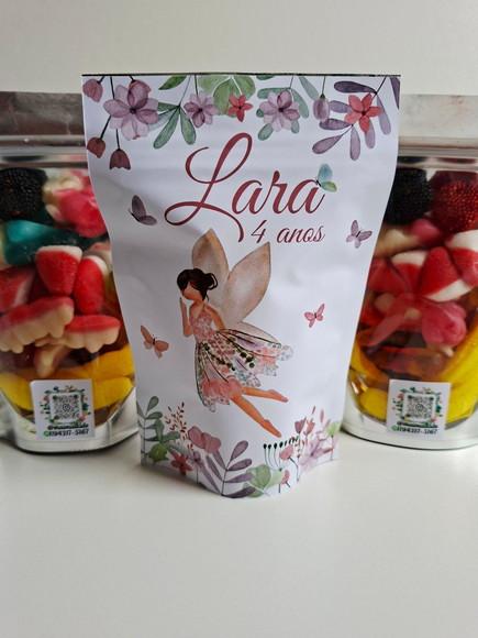 Saquinho Zip com Bala Fini 10x15 Fada