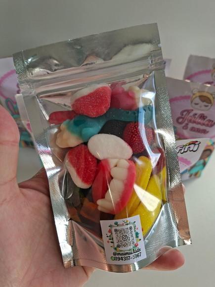 Saquinho Zip com Bala Fini 10x15 Metoo