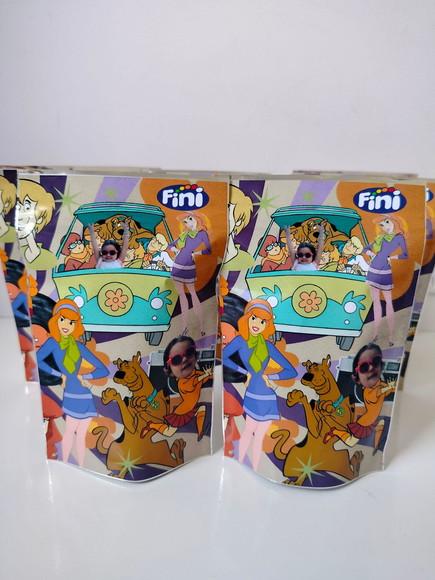 Saquinho Zip com Bala Fini 10x15 Scooby Doo