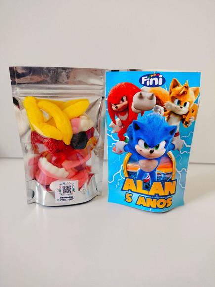 Saquinho Zip com Bala Fini 10x15 Sonic