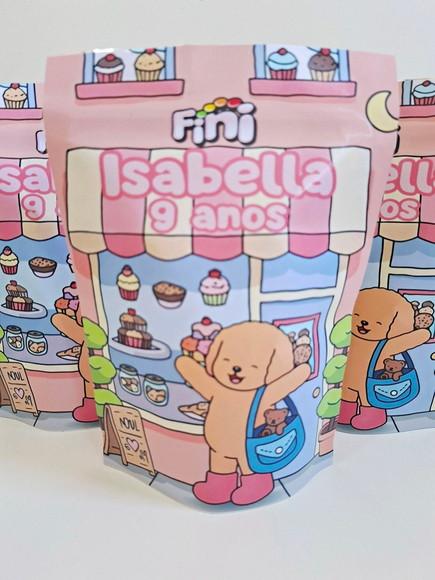 Saquinho Zip com Bala Fini 13x18cm Bobbie Goods