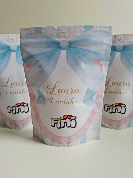 Saquinho Zip com Bala Fini 13x18cm Patisserie