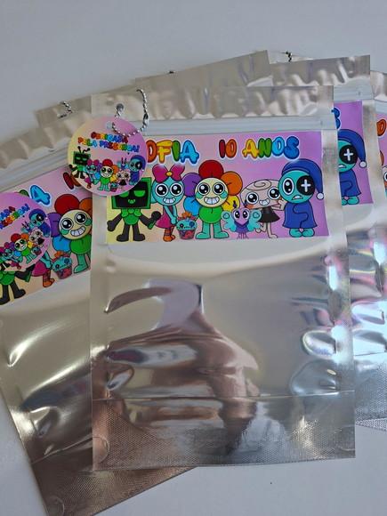 Saquinho Zip com Tag para Lembrancinha 16x24 Dandys World