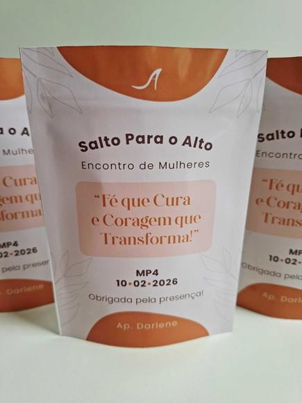Saquinho Zip Lembrancinha 13x18 Cristão Igreja