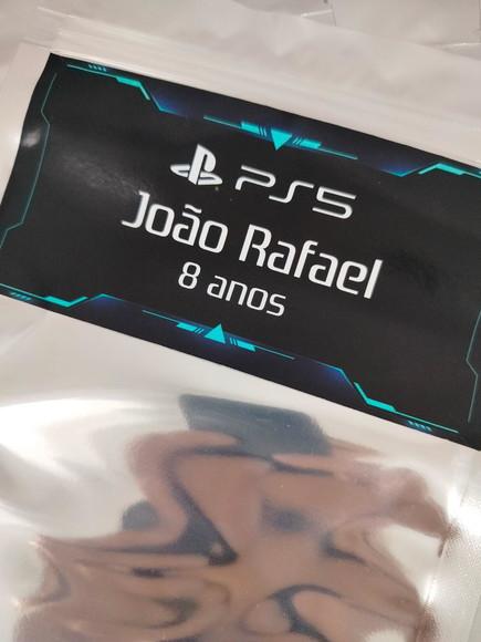 Saquinho Zip Lembrancinha 16x24 Playstation