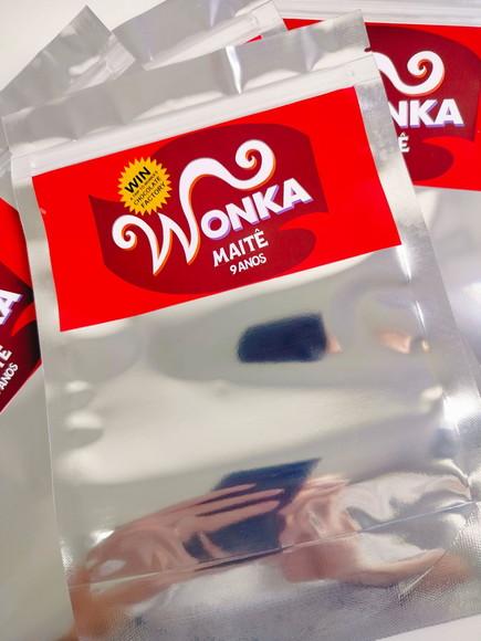 Saquinho Zip Lembrancinha 16x24 Wonka